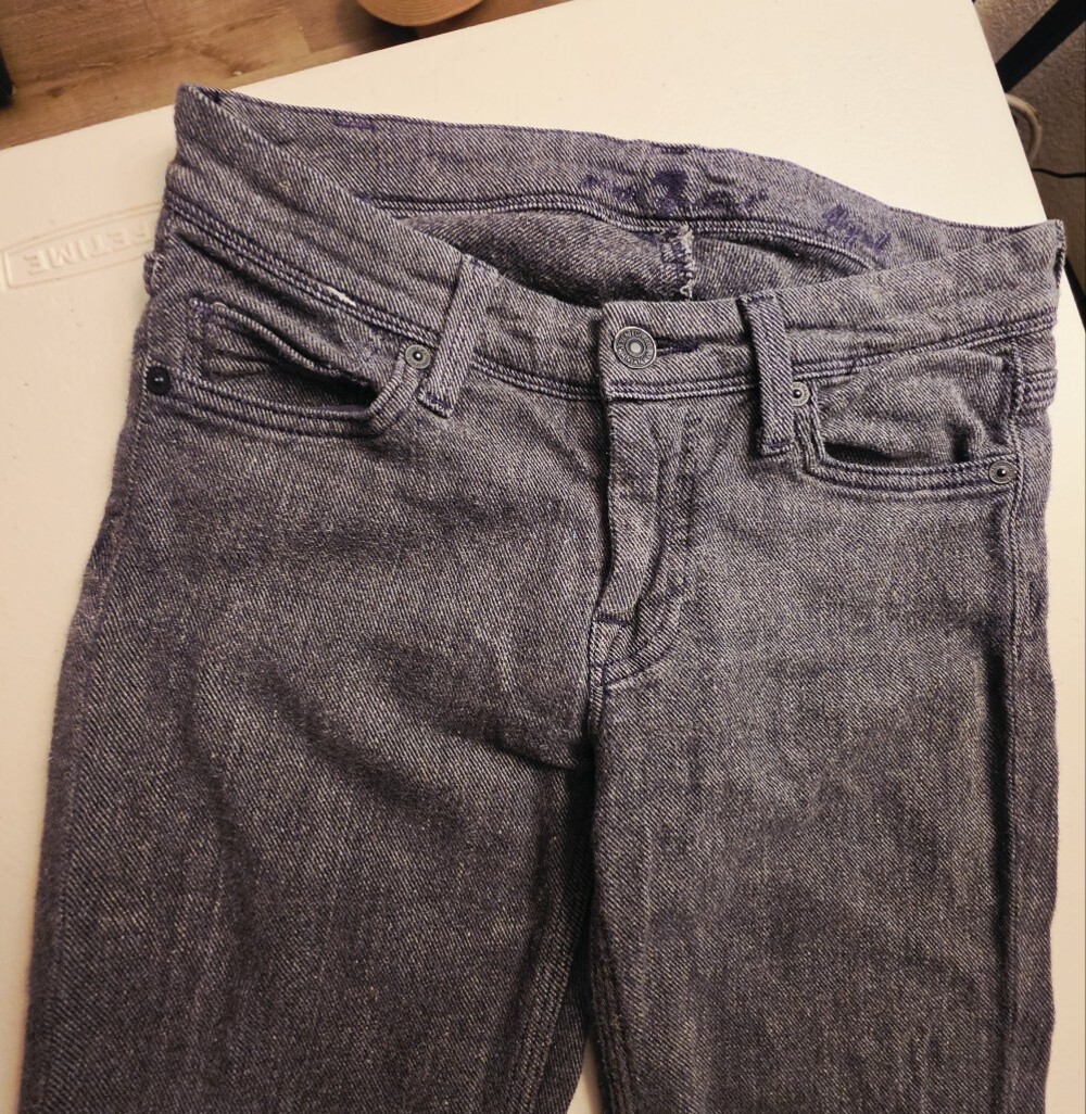 7 For All Mankind Black Flare Jeans - Picture 5 of 11